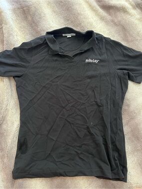 Port Authority Black Polo with FritoLay Logo